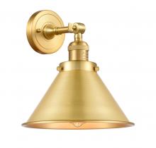Innovations Lighting 203-SG-M10-SG - Briarcliff - 1 Light - 10 inch - Satin Gold - Adjustable Sconce