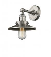 Innovations Lighting 203-SN-M2 - Railroad - 1 Light - 8 inch - Brushed Satin Nickel - Adjustable Sconce