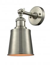 Innovations Lighting 203-SN-M9-SN - Addison - 1 Light - 5 inch - Brushed Satin Nickel - Adjustable Sconce