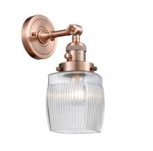 Innovations Lighting 203SW-AC-G302 - Colton - 1 Light - 6 inch - Antique Copper - Adjustable Sconce