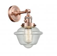 Innovations Lighting 203SW-AC-G534 - Oxford - 1 Light - 8 inch - Antique Copper - Adjustable Sconce