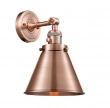 Innovations Lighting 203SW-AC-M13-AC - Appalachian - 1 Light - 8 inch - Antique Copper - Adjustable Sconce