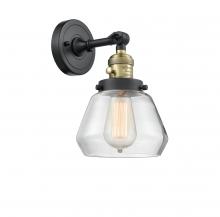 Innovations Lighting 203SW-BAB-G172-LED - Fulton - 1 Light - 7 inch - Black Antique Brass - Adjustable Sconce