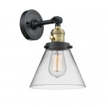 Innovations Lighting 203SW-BAB-G42-LED - Cone - 1 Light - 8 inch - Black Antique Brass - Adjustable Sconce