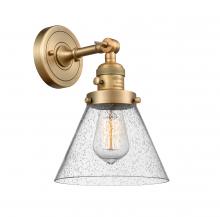 Innovations Lighting 203SW-BB-G44-LED - Cone - 1 Light - 8 inch - Brushed Brass - Adjustable Sconce