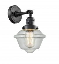 Innovations Lighting 203SW-BK-G534 - Oxford - 1 Light - 8 inch - Matte Black - Adjustable Sconce