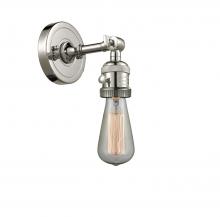Innovations Lighting 203SW-PN - Bare Bulb - 1 Light - 5 inch - Polished Nickel - Adjustable Sconce