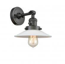 Innovations Lighting 203SW-OB-G1 - Halophane - 1 Light - 9 inch - Oil Rubbed Bronze - Adjustable Sconce