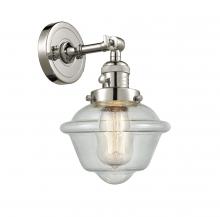 Innovations Lighting 203SW-PN-G534 - Oxford - 1 Light - 8 inch - Polished Nickel - Adjustable Sconce