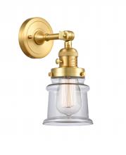 Innovations Lighting 203SW-SG-G182S - Canton - 1 Light - 5 inch - Satin Gold - Adjustable Sconce