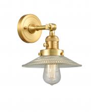 Innovations Lighting 203SW-SG-G2 - Halophane - 1 Light - 9 inch - Satin Gold - Adjustable Sconce