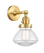 Innovations Lighting 203SW-SG-G322 - Olean - 1 Light - 7 inch - Satin Gold - Adjustable Sconce