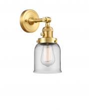 Innovations Lighting 203SW-SG-G52 - Bell - 1 Light - 5 inch - Satin Gold - Adjustable Sconce