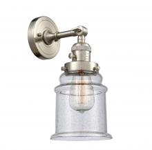 Innovations Lighting 203SW-SN-G184-LED - Canton - 1 Light - 7 inch - Brushed Satin Nickel - Adjustable Sconce
