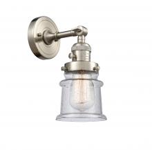 Innovations Lighting 203SW-SN-G184S-LED - Canton - 1 Light - 5 inch - Brushed Satin Nickel - Adjustable Sconce