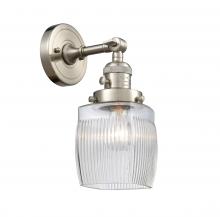 Innovations Lighting 203SW-SN-G302-LED - Colton - 1 Light - 6 inch - Brushed Satin Nickel - Adjustable Sconce