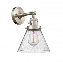 Innovations Lighting 203SW-SN-G44-LED - Cone - 1 Light - 8 inch - Brushed Satin Nickel - Adjustable Sconce