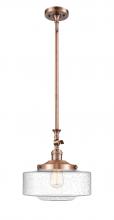 Innovations Lighting 206-AC-G694-12 - Bridgeton - 1 Light - 12 inch - Antique Copper - Stem Hung - Adjustable Mini Pendant