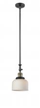 Innovations Lighting 206-BAB-G71 - Bell - 1 Light - 8 inch - Black Antique Brass - Stem Hung - Adjustable Mini Pendant