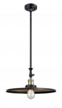 Innovations Lighting 206-BAB-MFR-BK-16 - Appalachian - 1 Light - 16 inch - Black Antique Brass - Stem Hung - Adjustable Mini Pendant