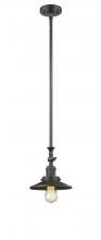 Innovations Lighting 206-OB-M5 - Railroad - 1 Light - 8 inch - Oil Rubbed Bronze - Stem Hung - Adjustable Mini Pendant