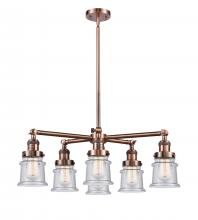 Innovations Lighting 207-6CR-AC-G184S - Small Canton 6 Light Chandelier