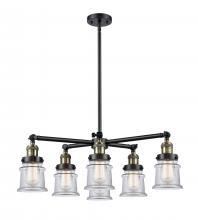 Innovations Lighting 207-6CR-BAB-G182S - Small Canton 6 Light Chandelier