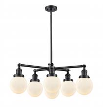 Innovations Lighting 207-6CR-BK-G201-6 - Beacon Chandelier