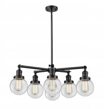 Innovations Lighting 207-6CR-BK-G202-6 - Beacon Chandelier