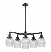 Innovations Lighting 207-6CR-BK-G302 - Colton 6 Light Chandelier