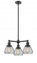 Innovations Lighting 207-OB-G172 - Fulton - 3 Light - 22 inch - Oil Rubbed Bronze - Stem Hung - Chandelier