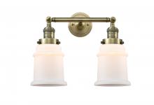 Innovations Lighting 208-AB-G181 - Canton - 2 Light - 17 inch - Antique Brass - Adjustable Bath Vanity Light