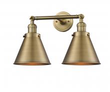 Innovations Lighting 208-BB-M13-BB - Appalachian - 2 Light - 18 inch - Brushed Brass - Adjustable Bath Vanity Light