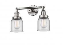Innovations Lighting 208-PN-G52 - Bell - 2 Light - 16 inch - Polished Nickel - Adjustable Bath Vanity Light