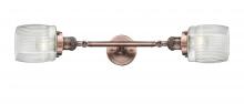 Innovations Lighting 208L-AC-G302 - Colton - 2 Light - 6 inch - Antique Copper - Adjustable Bath Vanity Light