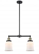 Innovations Lighting 209-BAB-G181 - Canton - 2 Light - 21 inch - Black Antique Brass - Stem Hung - Adjustable Island Light