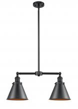 Innovations Lighting 209-OB-M13-OB - Appalachian - 2 Light - 23 inch - Oil Rubbed Bronze - Stem Hung - Adjustable Island Light