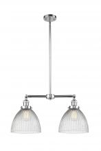 Innovations Lighting 209-PC-G222 - Seneca Falls - 2 Light - 21 inch - Polished Chrome - Stem Hung - Adjustable Island Light