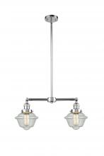 Innovations Lighting 209-PC-G534 - Oxford - 2 Light - 24 inch - Polished Chrome - Stem Hung - Adjustable Island Light