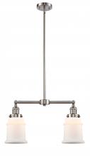 Innovations Lighting 209-SN-G181 - Canton - 2 Light - 21 inch - Brushed Satin Nickel - Stem Hung - Adjustable Island Light