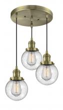 Innovations Lighting 211/3-AB-G204-6 - Beacon Multi-Pendant
