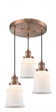 Innovations Lighting 211/3-AC-G181 - Canton 3 Light Multi-Pendant