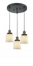Innovations Lighting 211/3-BAB-G51 - Small Bell 3 Light Multi-Pendant