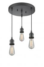 Innovations Lighting 211/3-OB - Bare Bulb 3 Light Multi-Pendant