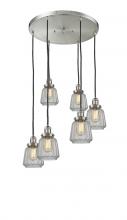 Innovations Lighting 212/6-SN-G142 - Chatham 6 Light Multi-Pendant