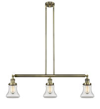 Innovations Lighting 213-AB-G192 - Bellmont - 3 Light - 39 inch - Antique Brass - Stem Hung - Adjustable Island Light