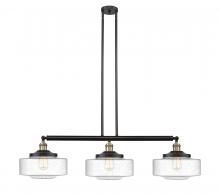 Innovations Lighting 213-BAB-G694-12 - Bridgeton - 3 Light - 44 inch - Black Antique Brass - Stem Hung - Adjustable Island Light