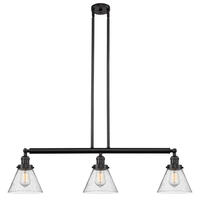 Innovations Lighting 213-OB-G44 - Cone - 3 Light - 40 inch - Oil Rubbed Bronze - Stem Hung - Adjustable Island Light