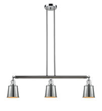 Innovations Lighting 213-PC-M9-PC - Addison - 3 Light - 38 inch - Polished Chrome - Stem Hung - Adjustable Island Light