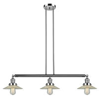 Innovations Lighting 213-PN-G2 - Halophane - 3 Light - 41 inch - Polished Nickel - Stem Hung - Adjustable Island Light